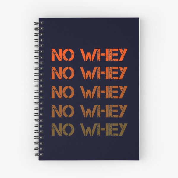 Item preview, No Whey - Vegan Humor Fading Orange designed and sold by madtoyman.
