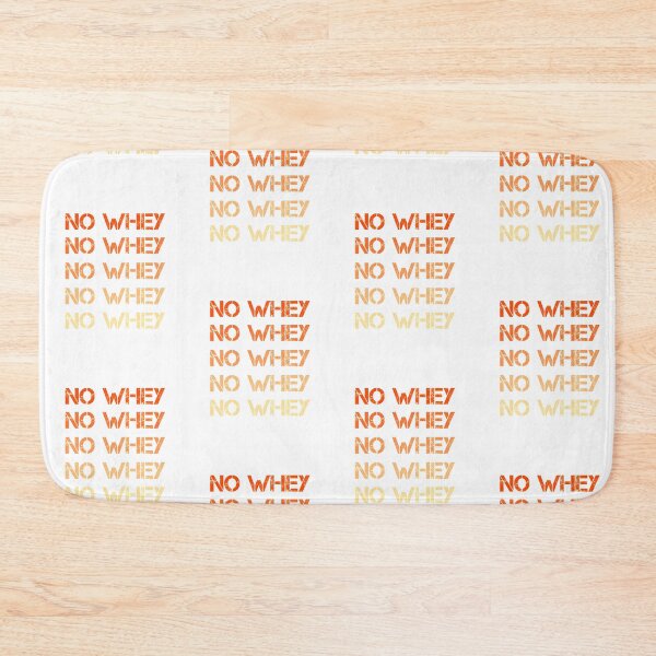 Item preview, No Whey - Vegan Humor Fading Orange designed and sold by madtoyman.