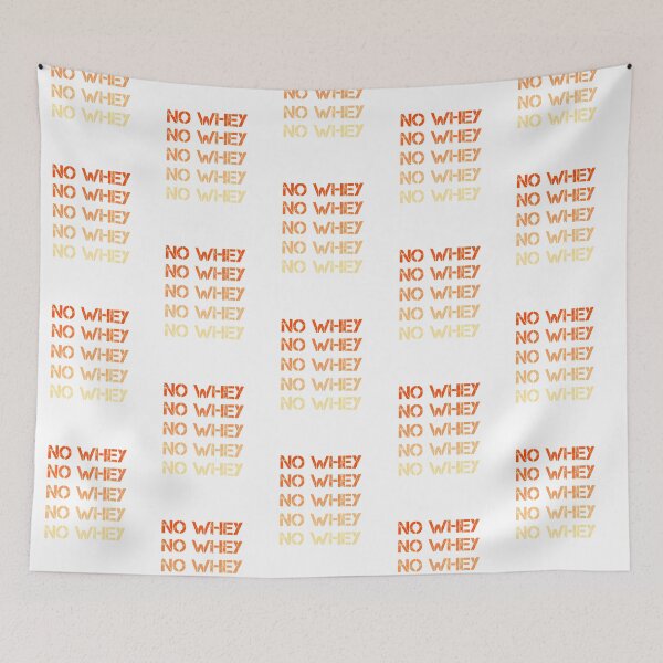Item preview, No Whey - Vegan Humor Fading Orange designed and sold by madtoyman.