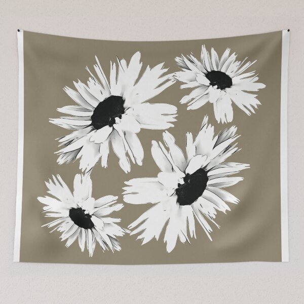 Aperçu de l'œuvre Daisy Love Beige créée et vendue par PoppyPod.