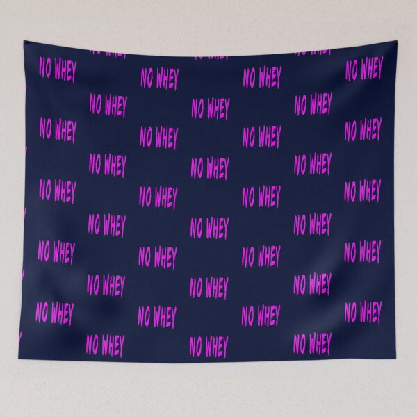 Item preview, No Whey - Vegan Humor Bright Pink designed and sold by madtoyman.