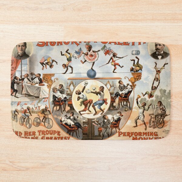 Item preview, Sinorita Galetti Circus monkeys vintage poster designed and sold by Vintage Designs +.