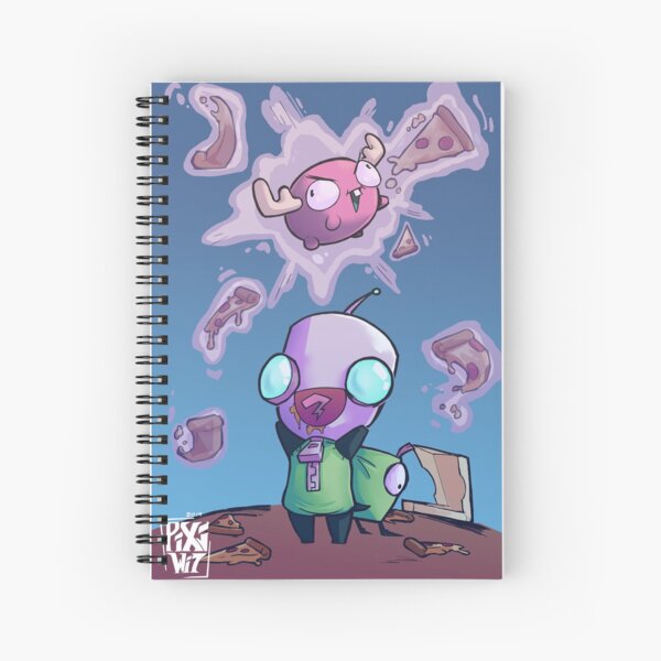 Pizza time with Gir Spiral Notebook