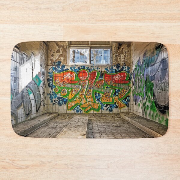 Item preview, Lost Shower Graffiti Artwork designed and sold by PODLizardWizard.