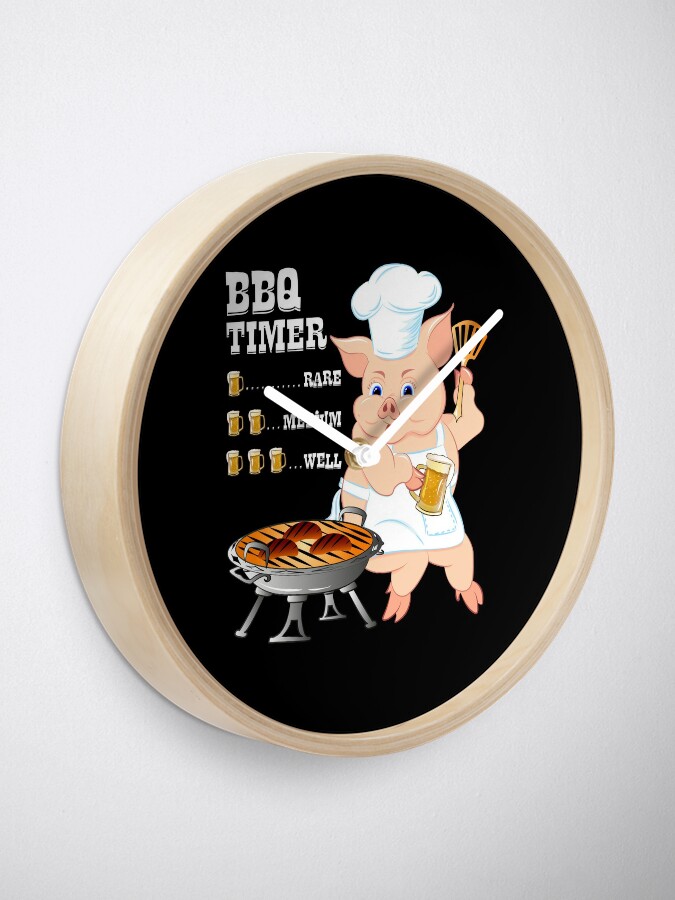 Grill Your Ass Off BBQ Beer Timer Magnet