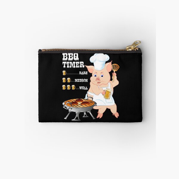 Item preview, BBQ Timer with Glass of Beer & Pig Funny Drinking Grill designed and sold by ZNOVANNA.