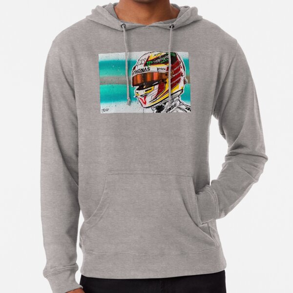 Lewis Hamilton F1 graffiti painting by DRAutoArt Lightweight Hoodie