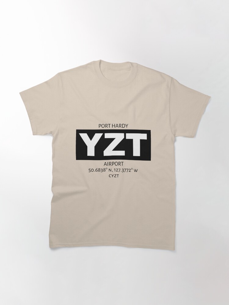 Thumbnail 2 of 7, Classic T-Shirt, Port Hardy Airport YZT designed and sold by AvGeekCentral.