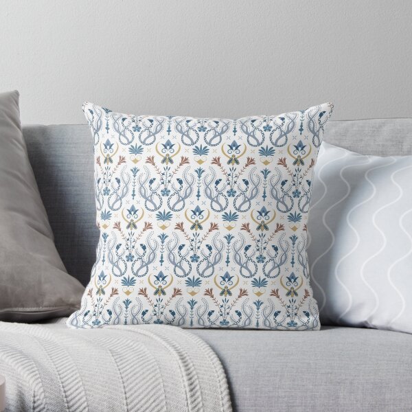 Minoan garden Throw Pillow