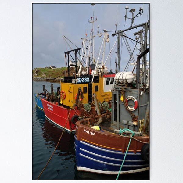 Item preview, Ceallan Harbour, Grimsay, Uist designed and sold by Richard Ion.