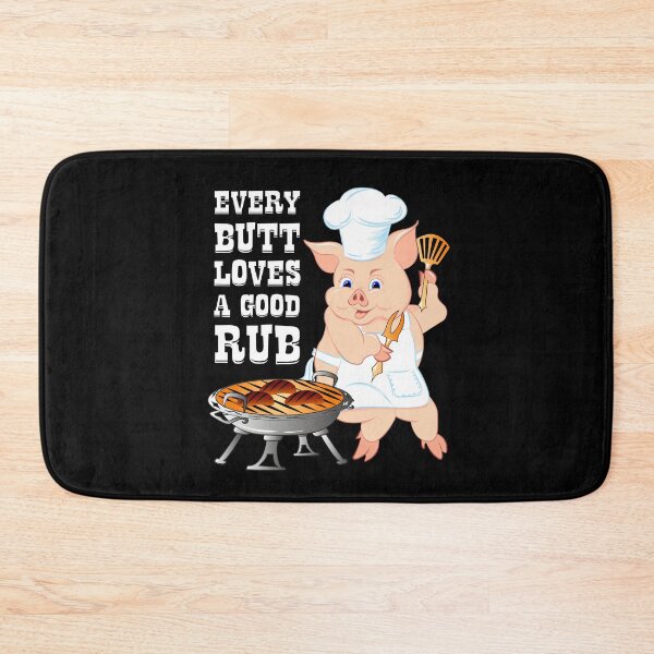 Item preview, Every Butt Loves a Good Rub BBQ Pork Gift Tee for Men designed and sold by ZNOVANNA.