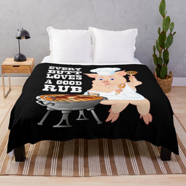 Item preview, Every Butt Loves a Good Rub BBQ Pork Gift Tee for Men designed and sold by ZNOVANNA.