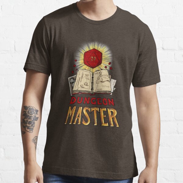 Dungeon Master T Shirt For Sale By Optimisteve Redbubble Dnd T Shirts Dungeons And 