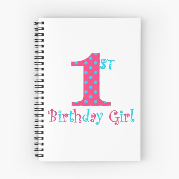 Item preview, 1st Birthday Girl Pink and Teal Polka Dot designed and sold by BeachBumFamily.