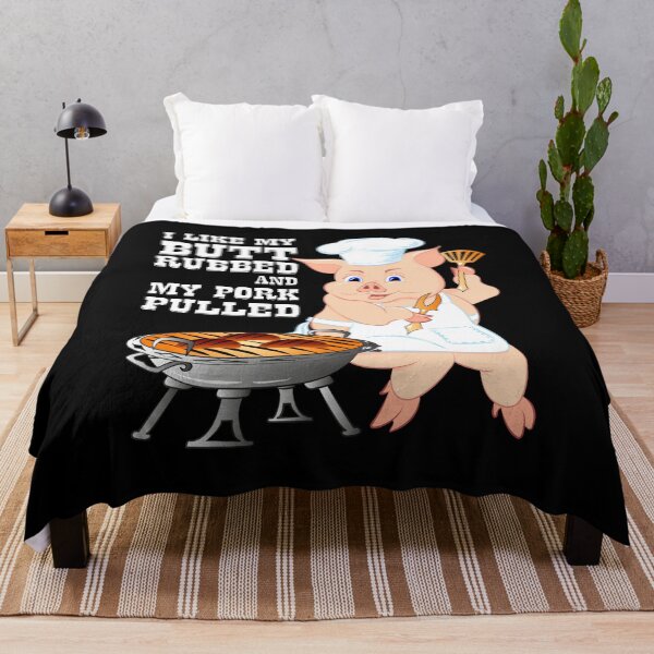 Item preview, I Like My Butt Rubbed and My Pork Pulled BBQ for Men designed and sold by ZNOVANNA.