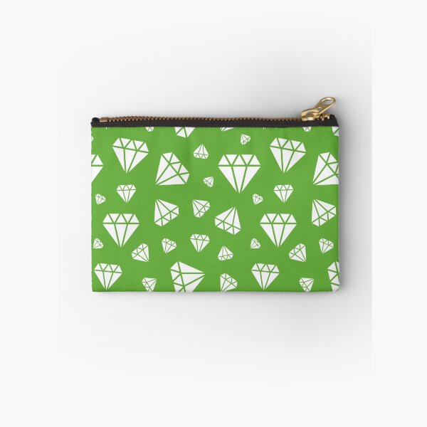 Item preview, Grass Green Faceted Diamonds Pattern designed and sold by ImageNugget.
