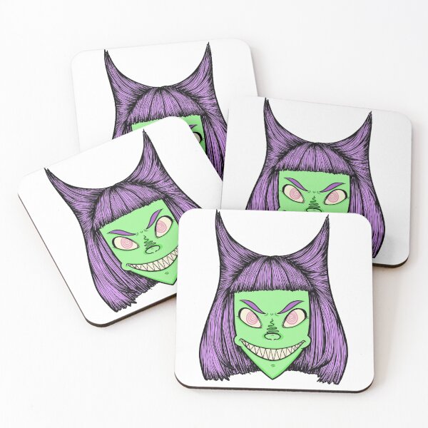 Item preview, Butt Witch Floating Head Illustration designed and sold by omnishamblesart.