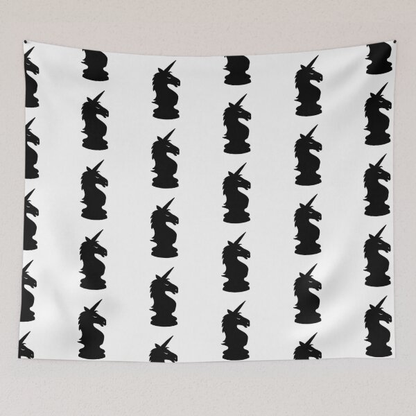 Item preview, Chess Black Unicorn designed and sold by Elsbet.