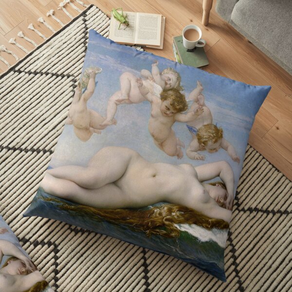 THE BIRTH OF VENUS - ALEXANDRE CABANEL Floor Pillow