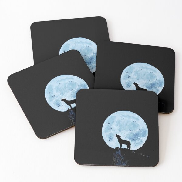 Item preview, wolf at night designed and sold by Marina Leal.
