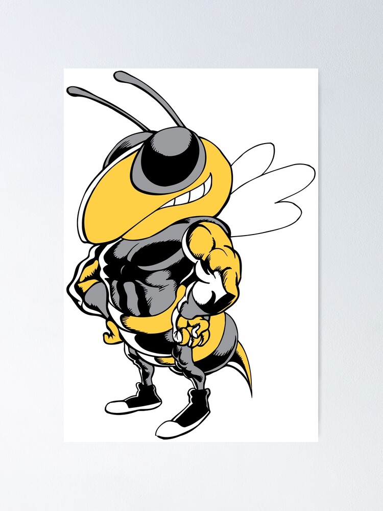 Mighty Bee Poster By Rott515 Redbubble