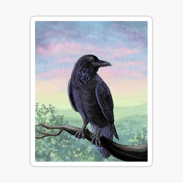 Sable the Raven Sticker