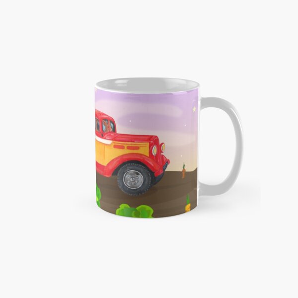 Bunnies Driving a Car Classic Mug