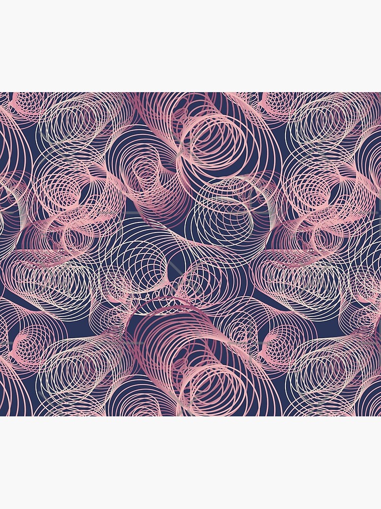 Mesmerizing abstract pink and rose spirals by nobelbunt
