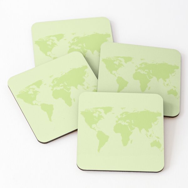 Item preview, Fullcolor World map - green designed and sold by Aurealis.