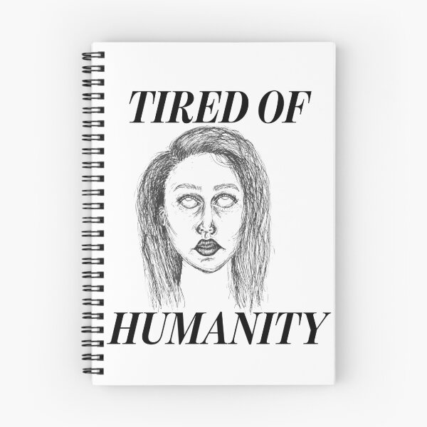 Item preview, tired of humanity designed and sold by celinybeany.