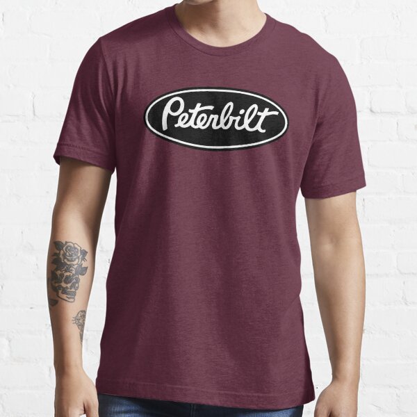 Peterbilt Truck logo Black white Essential T-Shirt