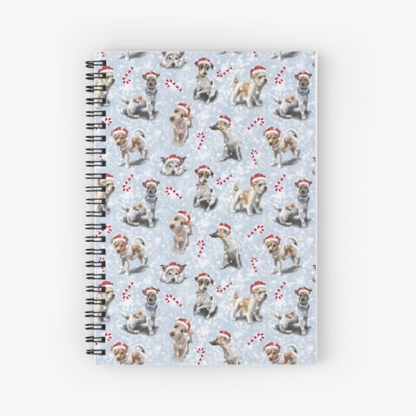 The Christmas Jack Russell Terrier Spiral Notebook