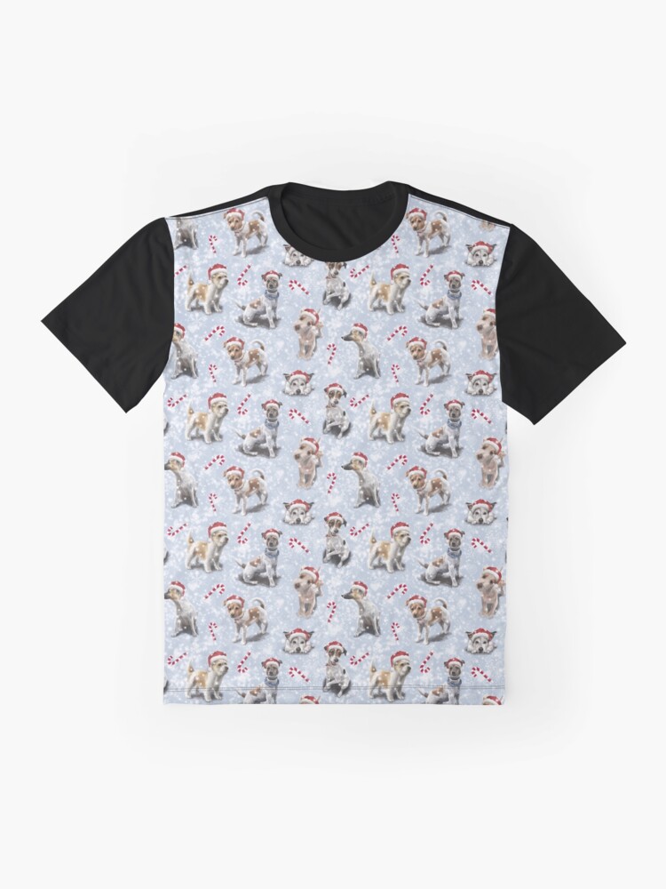 Alternate view of The Christmas Jack Russell Terrier Graphic T-Shirt