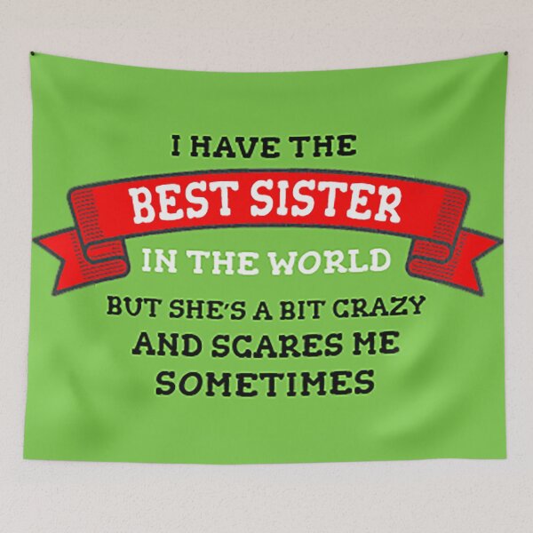 Item preview, Fun Best Little Sister Gifts – Perfect Little Sister Birthday Gift – Gifts for Big Sister – designed and sold by happygiftideas.