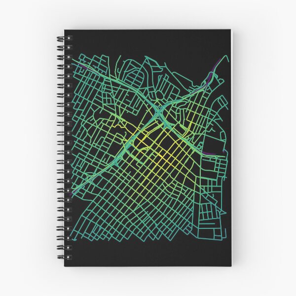 Item preview, Bunker Hill, LA, USA Colored Street Network Map Graphic designed and sold by ramiro.