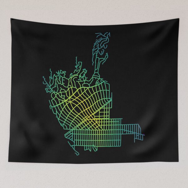 Item preview, Beverly Hills, LA, USA Colored Street Network Map Graphic designed and sold by ramiro.
