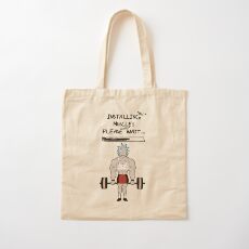 Rick and Morty. Installing muscles. Cotton Tote Bag