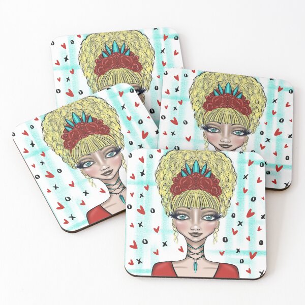 Item preview, Whimsical digitial girl design designed and sold by Lanie K Art.