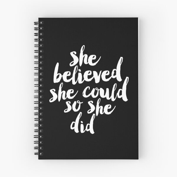 Item preview, She Believed She Could So She Did designed and sold by MotivatedType.