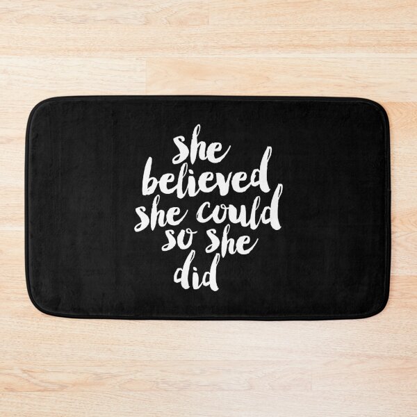 Item preview, She Believed She Could So She Did designed and sold by MotivatedType.