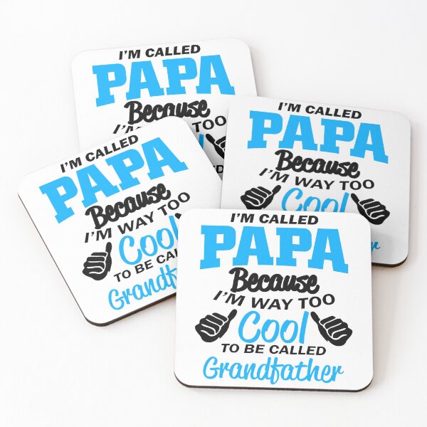 Item preview, I'm Called Papa Because I'm way too cool to be called Grandfather - Thanksgiving, Christmas and Birthday Gifts designed and sold by ASClothDesign.