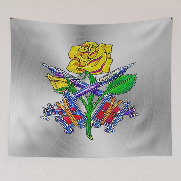 Item preview, fwc 0317 tatoo pink flowers Alien designed and sold by fred chiea.