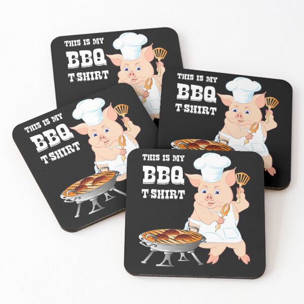Item preview, This Is My BBQ Grilling T-Shirt Barbecue Tee with Funny Pig designed and sold by ZNOVANNA.