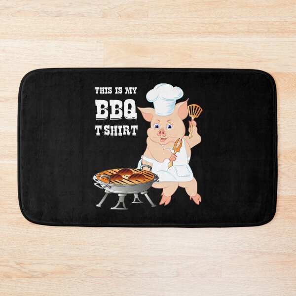 Item preview, This Is My BBQ Grilling T-Shirt Barbecue Tee with Funny Pig designed and sold by ZNOVANNA.