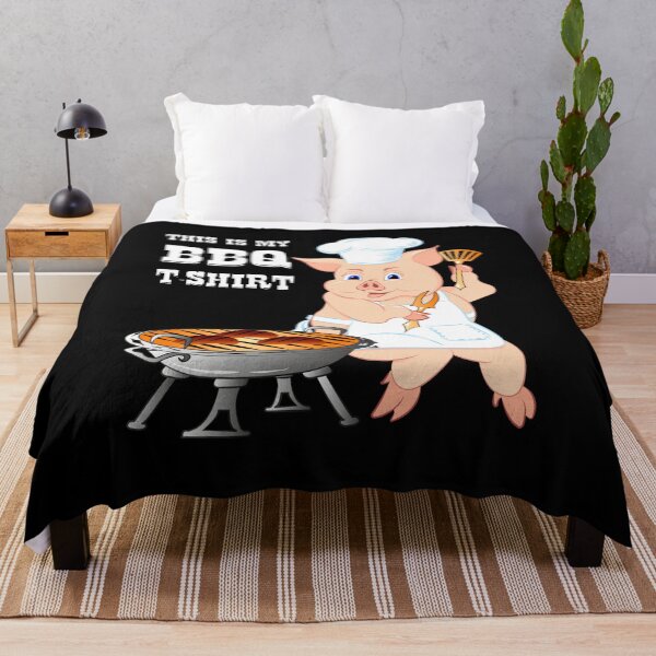Item preview, This Is My BBQ Grilling T-Shirt Barbecue Tee with Funny Pig designed and sold by ZNOVANNA.