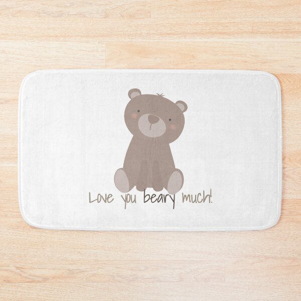 Item preview, Love you beary bear cute animal designed and sold by Groooveman.