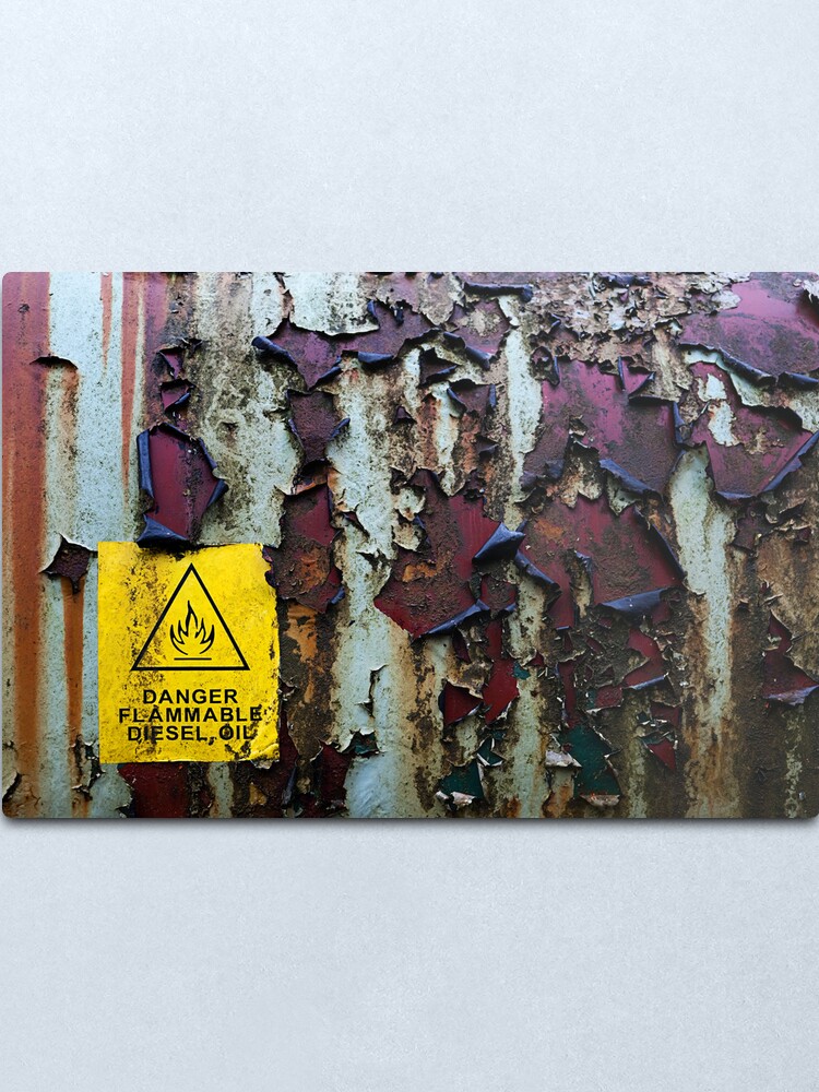 Alternate view of Danger Metal Print