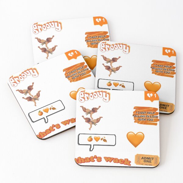 Item preview, Orange aesthetic stickers pack designed and sold by courtneylouix.