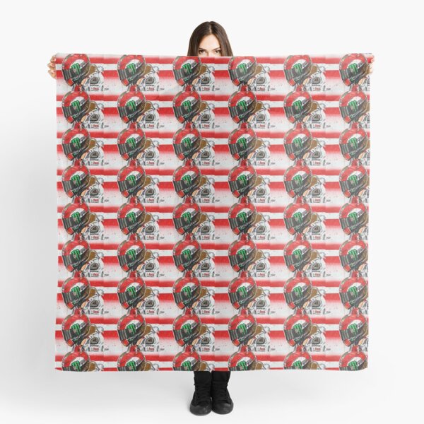 Marco Simoncelli MotoGP graffiti painting by DRAutoArt Scarf