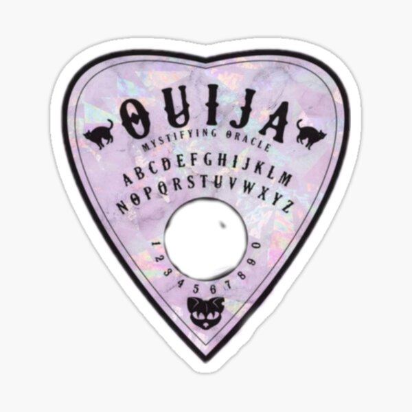 Ouija board planchette Sticker